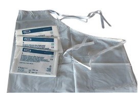 Disposable schorten 72x120cm wit Flat Pack