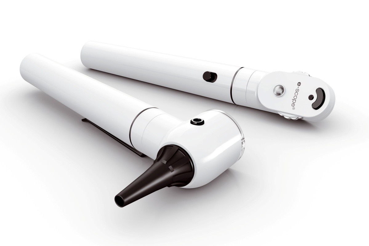 E-scope Otoscoop and Ophthalmoscope kleur Wit