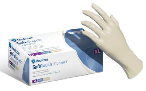 Handschoen SafeTouch Connect latex x-small