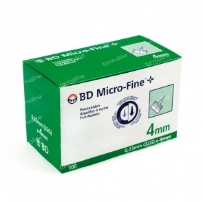 BD Micro-Fine Ultra + 4mm pennaald 32G 0,23 x 4 mm