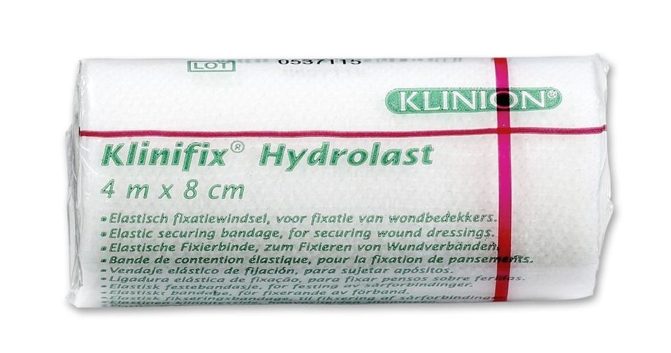 Elastisch Hydrofiel windsel Klinion Hydrolast 4m x 4cm (20 stuks)