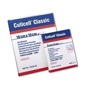 Zalfgazen Cuticell Classic 5 x 5 cm (5 stuks)