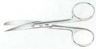 Aesculap chirurgische schaar sp/st gebogen 14,5 cm
