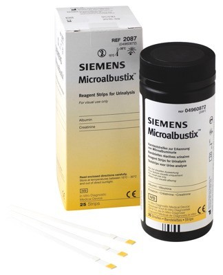 Urinestrips Siemens Bayer Microalbustix