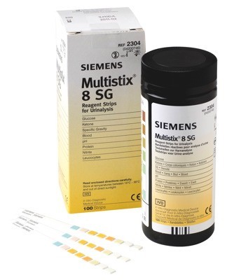 Urinestrips Siemens Bayer Multistix 8 SG