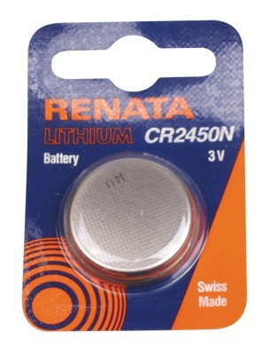 Batterij CR2450 3V voor o.a.. Accutrend Sensor